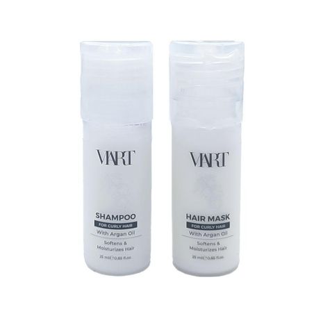 Набор VIART DUO with Argan Oil увлажняющий шампунь и маска для вьющихся волос, пробники 2x25 мл