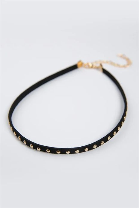 Шкіряний Чокер із заклепками нашийник в стилі панк-рок готика