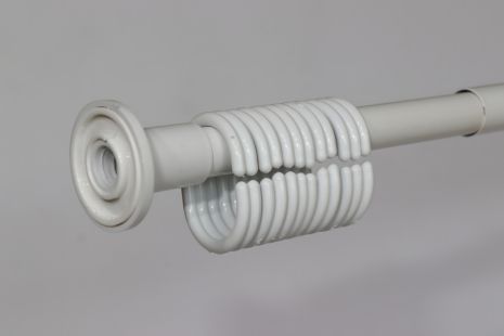 Карниз для шторки у ванну 120-200 см BanyoHome, білий