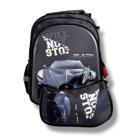 Шкільний рюкзак з принтом Машинка, 22 л, місткий та зручний, пенал у комплекті