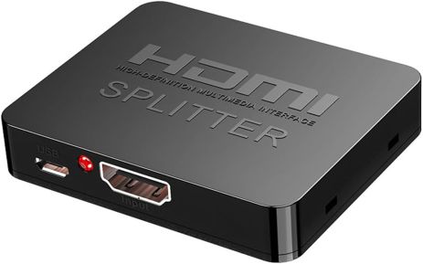 HDMI Splitter 1 вход 2 выходы | Поддержка 4K, 3d | Зеркальное соединение до двух экранов