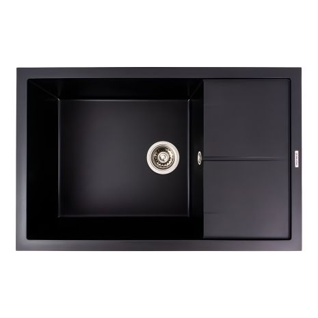 Гранитная кухонная мойка VALESO CALYPSO 7950 (матовая Черная) Гранитная кухонная мойка VALESO CALYPSO 7950 (матовая Черная)