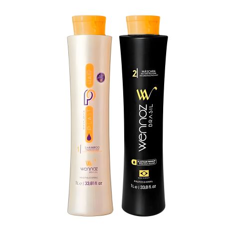 Набор для биопластики волос Wennoz Brasil Bixyplastia (2х500 г, разлив) Набор для биопластики волос Wennoz Brasil Bixyplastia (2х500 г, разлив)