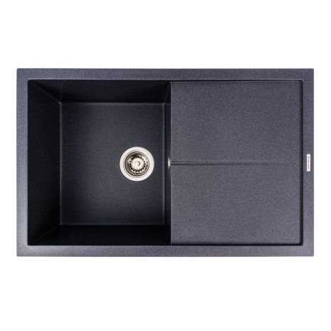 Гранитная мойка VALESO 7950 MAGNUM (карбон, матовая)