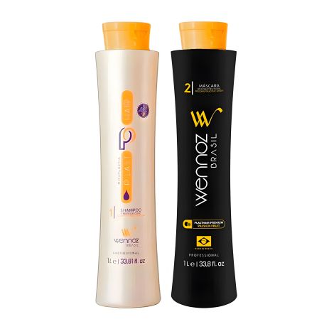 Wennoz Brasil набір біксіпластії (Honma Tokyo) Bixyplastia Plast Hair Passion Fruit 2x500 г (розлив)