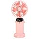 N15 portable rechargeable handheld fan with phone stand, 1800mAh Type-C Pink N15 portable rechargeable handheld fan with phone stand, 1800mAh Type-C Pink