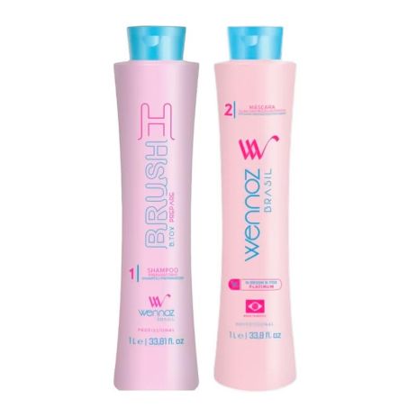 Набір ботексу для волосся Wennoz Brasil (Honma Tokyo) H-Brush B.Tox Platinum 2х30 г (розлив)