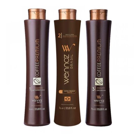Набір кератину Wennoz Brasil (Honma Tokyo) Coffee Premium Keratin 3х50 г (розлив)