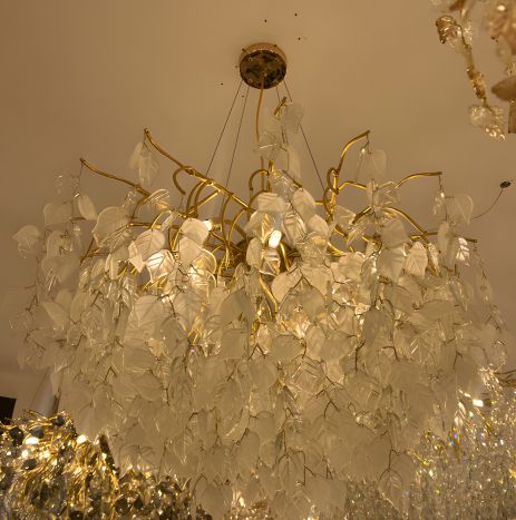 Люстра подвесная золото, модель WM-7016 600-G9*8-69