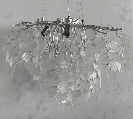 Хромированная подвесная люстра WM-7016 600-G9*8-69