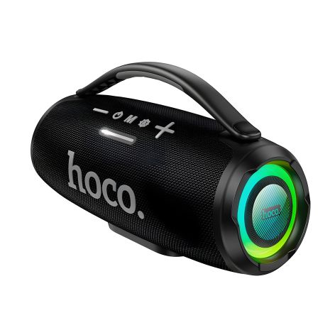 Бездротова колонка HOCO Surge outdoor BT speaker HA4 mini, BT5.4, TF, USB, AUX, FM, TWS, 15W*2, 3000mAh, 4h, black Бездротова колонка HOCO Surge outdoor BT speaker HA4 mini, BT5.4, TF, USB, AUX, FM, TWS, 15W*2, 3000mAh, 4h, black