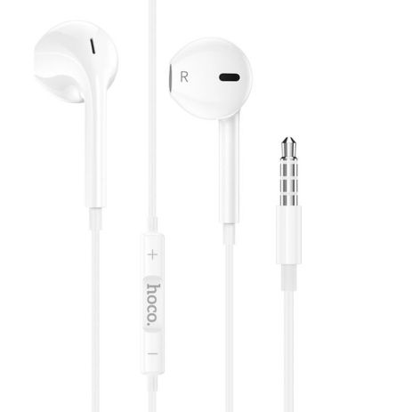 Дротові навушники HOCO M80 Original series earphones display, 3.5 mm, 1.2m, (Комплект 20шт) white Дротові навушники HOCO M80 Original series earphones display, 3.5 mm, 1.2m, (Комплект 20шт) white