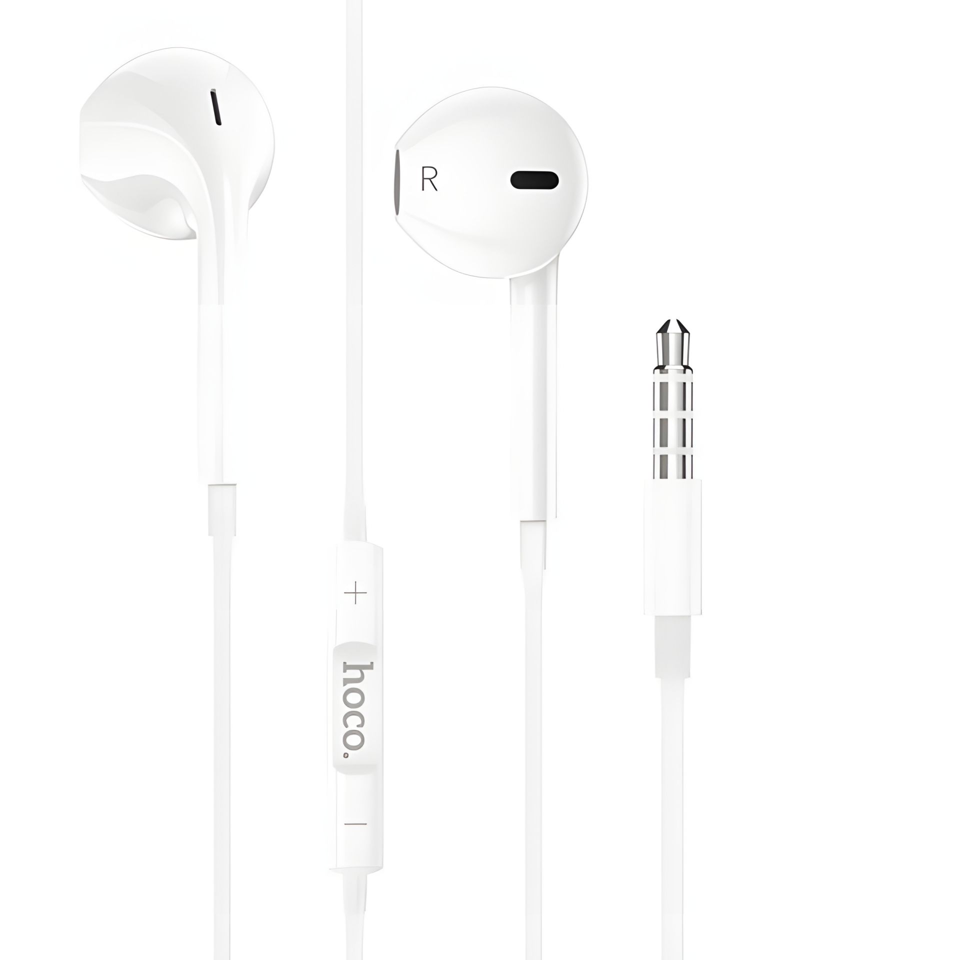 Дротові навушники HOCO M80 Original series earphones display, 3.5 mm, 1.2m, (Комплект 20шт) white Дротові навушники HOCO M80 Original series earphones display, 3.5 mm, 1.2m, (Комплект 20шт) white