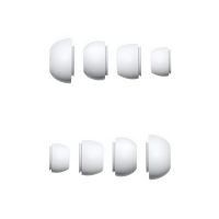 Набір амбушюр для AirPods Pro 1-2, 4 шт (XS, S, M, L), силікон, Білий