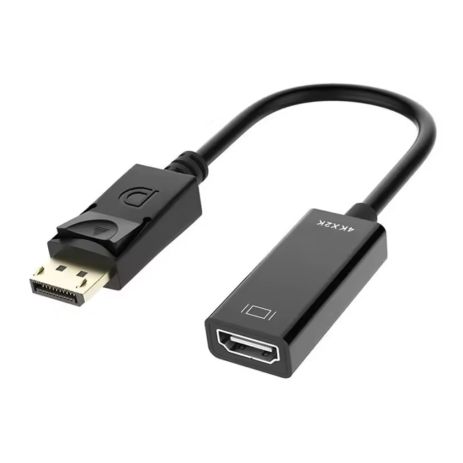 Переходник DisplayPort (M) to HDMI (F) 0.15m (15cm) plastic, PVC, black DMHF4PP15K Переходник DisplayPort (M) to HDMI (F) 0.15m (15cm) plastic, PVC, black DMHF4PP15K