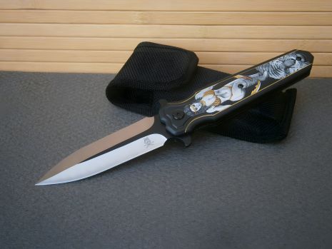 Складаний ніж Amazon JL-73 в чохлі 21 см Складаний ніж Amazon JL-73 в чохлі 21 см