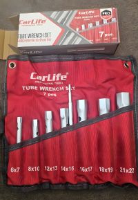 Набір ключів торцевих трубчастих 7шт. CARLIFE (6х7-21х22 мм)