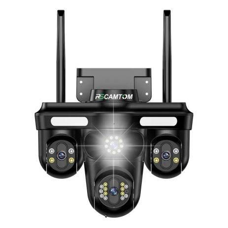 Зовнішня 12 MP IP камера Overscam Три об’єктива 6K автоматичне стеження WiFi IPC360