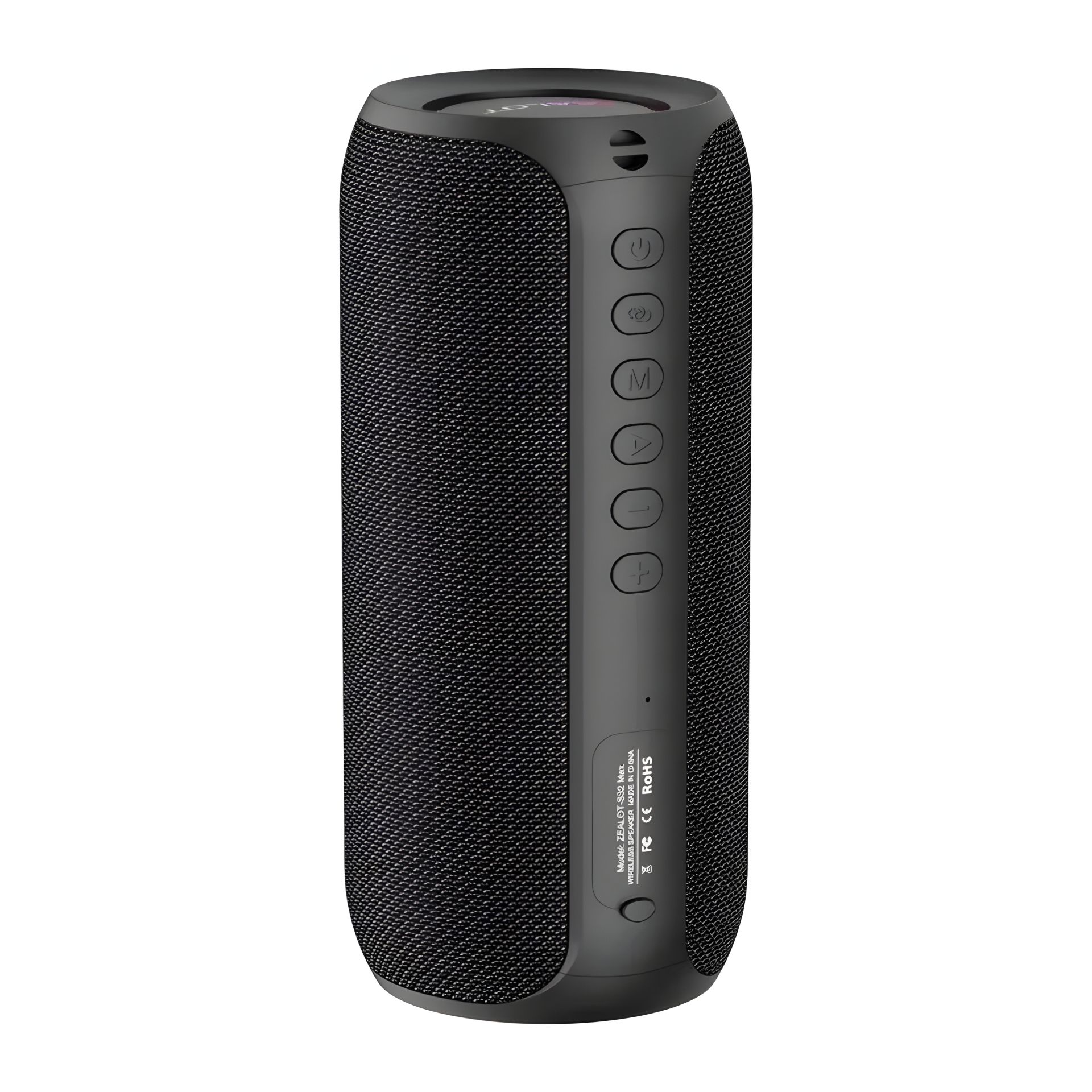 Портативна Bluetooth колонка ZEALOT S32 Max з LED підсвічуванням, 20W, TWS, BT5.2, USB, AUX, TF, 3600mAh, 4h, black Портативна Bluetooth колонка ZEALOT S32 Max з LED підсвічуванням, 20W, TWS, BT5.2, USB, AUX, TF, 3600mAh, 4h, black