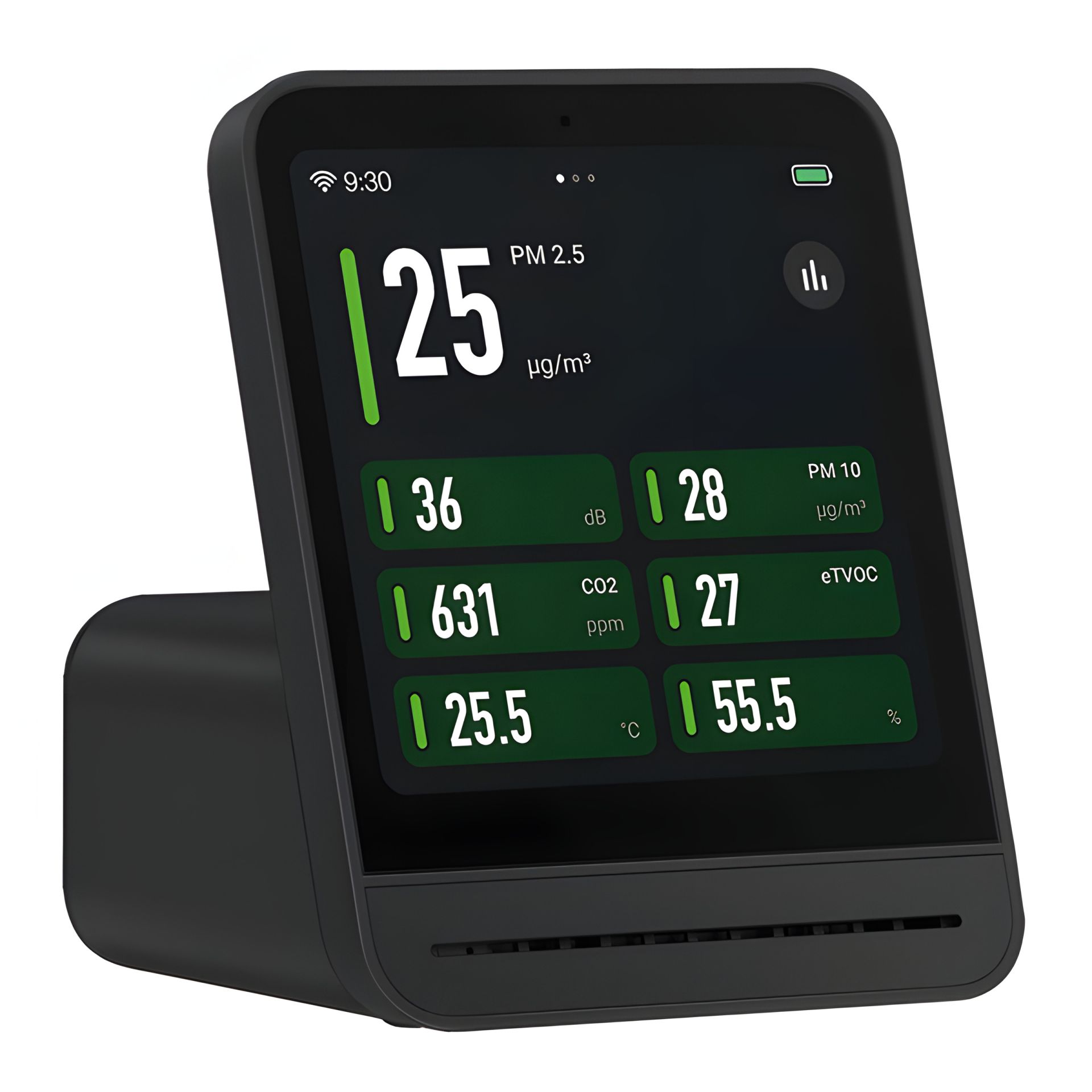 Аналізатор якості повітря Gen 2 Xiaomi Qingping ClearGrass Air Detector (CGS2) Black Аналізатор якості повітря Gen 2 Xiaomi Qingping ClearGrass Air Detector (CGS2) Black