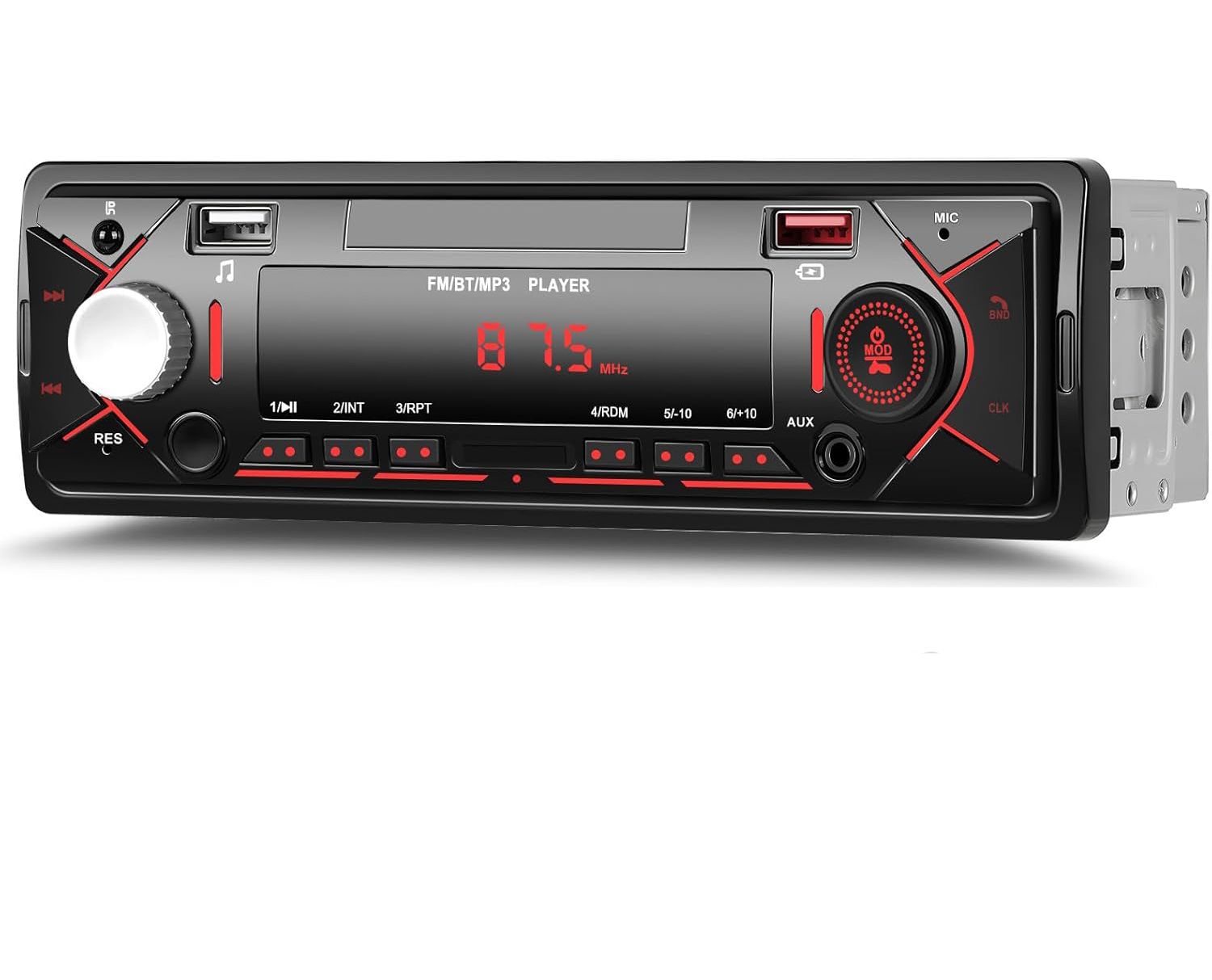 Автомагнитола 1DIN Podofo A3958 с Bluetooth, FM | автомобильный MP3 плеер с радио, USB, AUX, стерео, black Автомагнитола 1DIN Podofo A3958 с Bluetooth, FM | автомобильный MP3 плеер с радио, USB, AUX, стерео, black