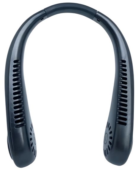 Мини вентилятор на шею аккумуляторный A206 (черный)