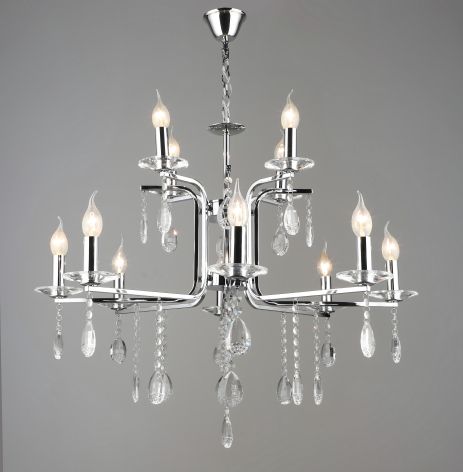 Класична люстра K2310/12 хром