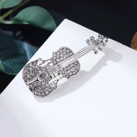 Брошь скрипка в виде скрипки виолончель булавка для музыкантов