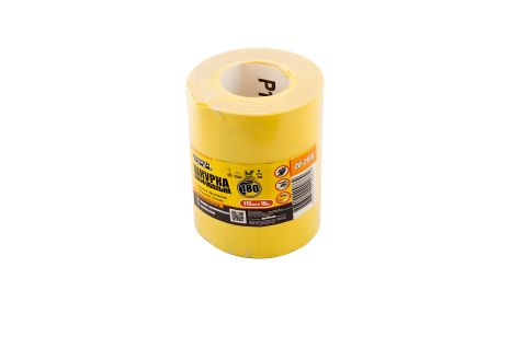 Шкурка шлифовальная на бумажной основе Р180 115 мм 10 м MASTERTOOL 08-2918