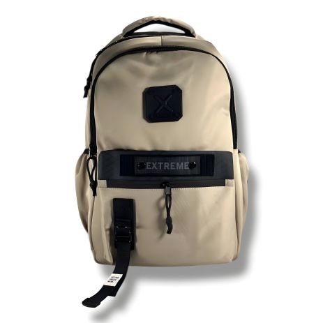 Стильний і практичний шкільний рюкзак для підлітків , бежевий, водонепроникий, на 2 відділення