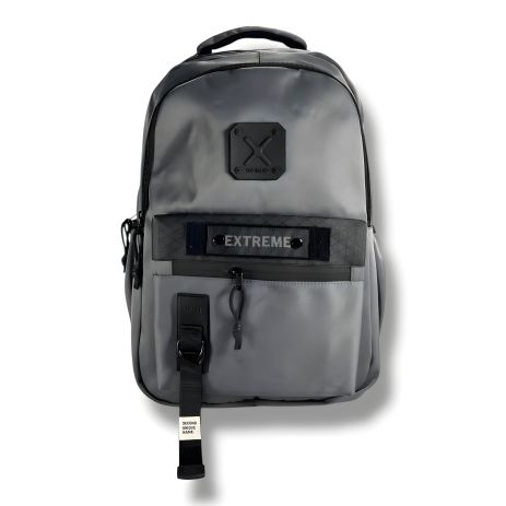 Стильний та практичний шкільний рюкзак для підлітків, сірий, водонепроникний, на 2 відділення