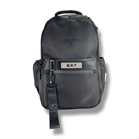 Шкільний рюкзак універсальний для підлітків , чорний, водонепроникий, на 2 відділення