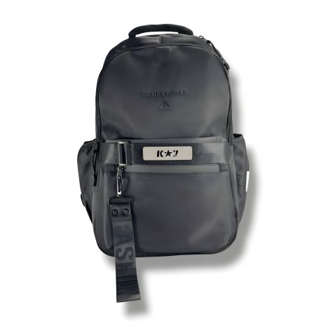 Шкільний рюкзак універсальний для підлітків , чорний, водонепроникий, на 2 відділення