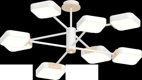 Білий + дерево Люстра XI3349-8