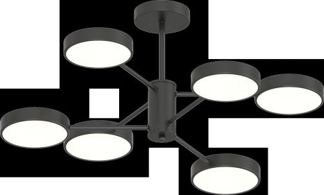 Люстра XI3339-6 черный