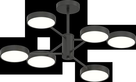 Черная люстра XI3339-6