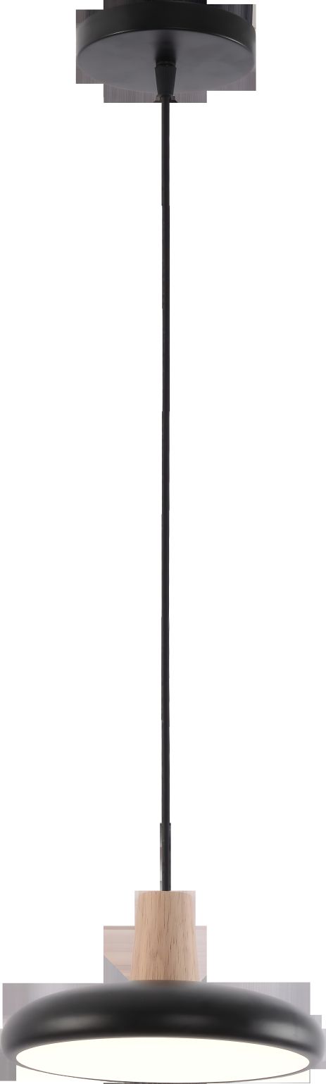 Декоративна люстра IS XI3342-1 чорний+дерево Декоративна люстра IS XI3342-1 чорний+дерево