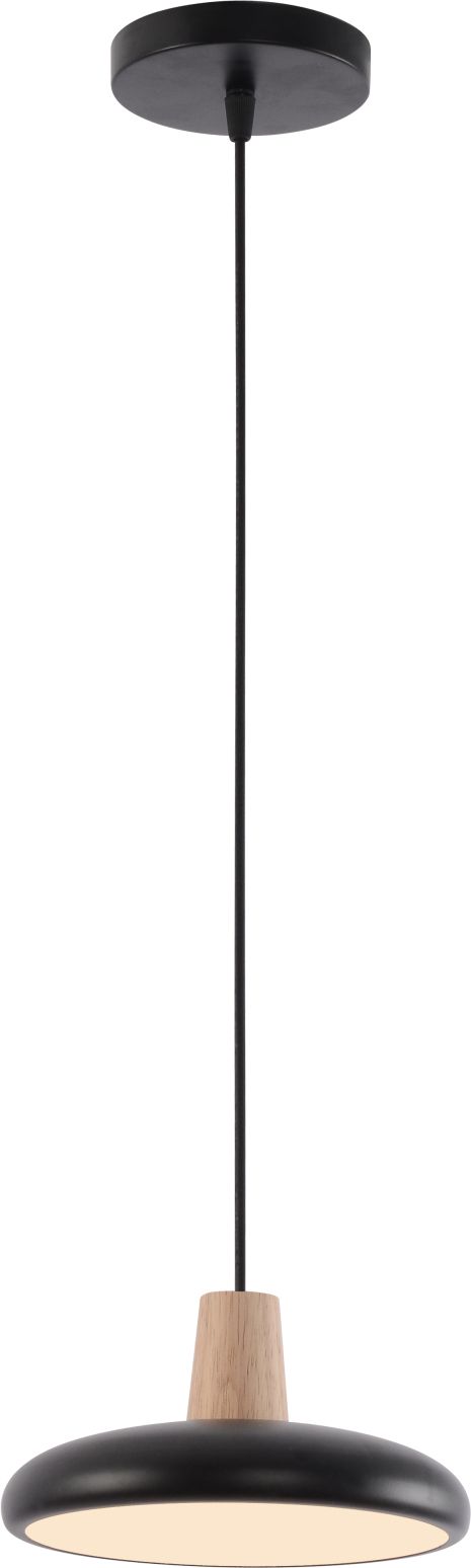 Подвесная люстра XI3342-1 черный + дерево