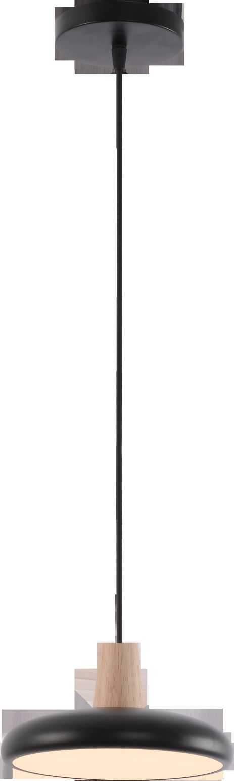 Подвесная люстра XI3342-1 черный + дерево Подвесная люстра XI3342-1 черный + дерево