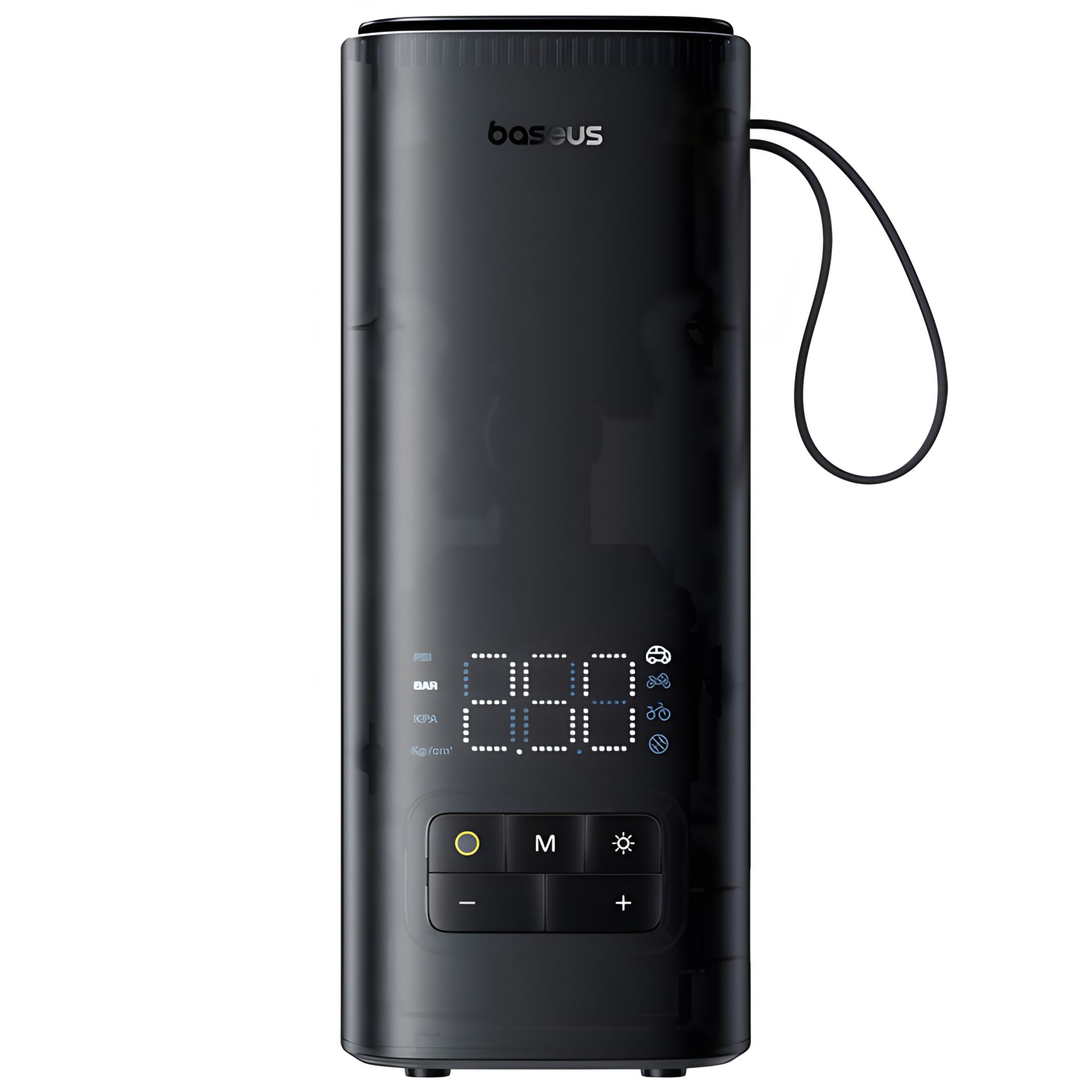 Автокомпресор Baseus SuperMini Mega Series Double Cylinder Air Inflator, 150PSI, 12V, 120W, 3m, Black C11123202111-00 Автокомпресор Baseus SuperMini Mega Series Double Cylinder Air Inflator, 150PSI, 12V, 120W, 3m, Black C11123202111-00