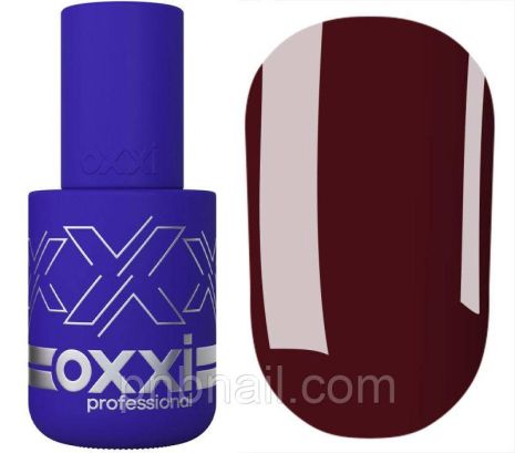 Гель-лак OXXI Professional №299 (бордово-сливовий), 10 мл