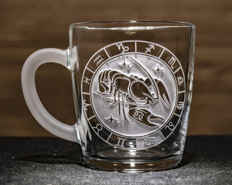 Чашка с гравировкой Знак Зодиака Рак