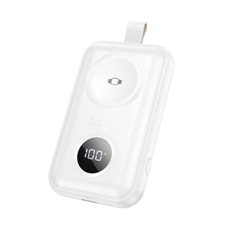 Повербанк Hoco J137 with iWatch charger, 2500mAh, White