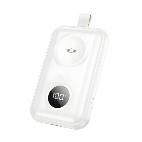 Повербанк Hoco J137 with iWatch charger, 2500mAh, White Повербанк Hoco J137 with iWatch charger, 2500mAh, White