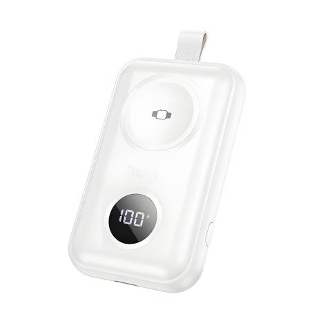 Повербанк Hoco J137 with iWatch charger, 2500mAh, White Повербанк Hoco J137 with iWatch charger, 2500mAh, White