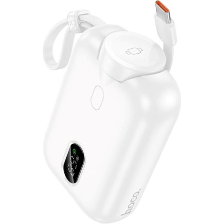 Повербанк Hoco J130 Peak PD20W power bank with watch charging cable 10 000mAh White Повербанк Hoco J130 Peak PD20W power bank with watch charging cable 10 000mAh White