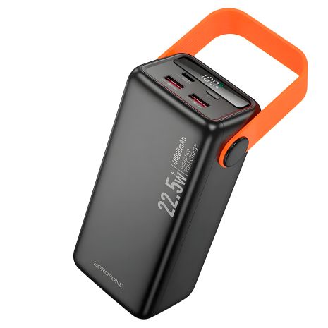 Повербанк BOROFONE BBJ66 Magnifico, 22.5W, PD20W, 40000mAh, Black Повербанк BOROFONE BBJ66 Magnifico, 22.5W, PD20W, 40000mAh, Black