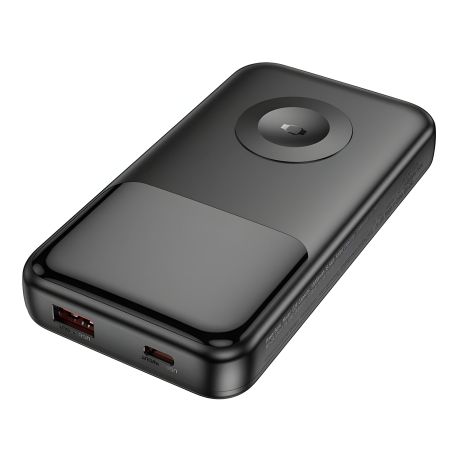 Повербанк Hoco Q28 Victory 22.5W+PD20W с зарядным кабелем для часов 10 000mAh Black