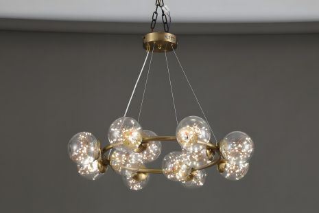 Люстра подвесная VALESO V GLX-23933/12 bronze (бронзовая)