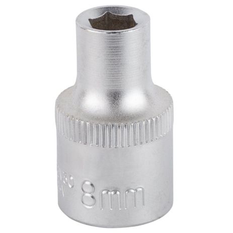 Насадка шестигранна коротка 1/2" 8мм CrV mid SIGMA 6071081